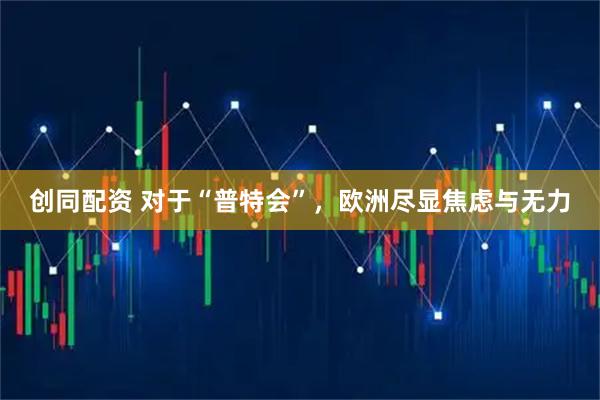 创同配资 对于“普特会”，欧洲尽显焦虑与无力