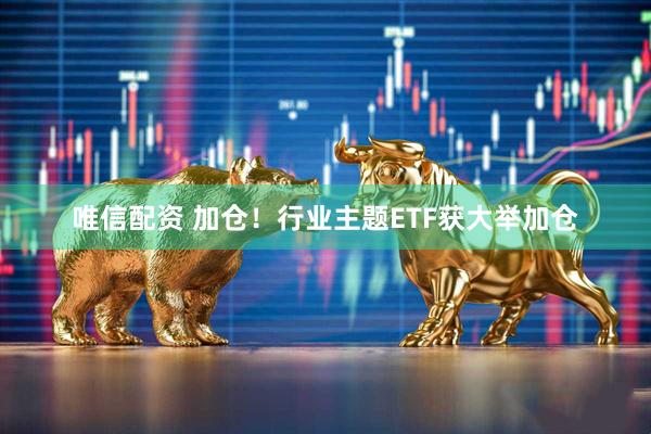 唯信配资 加仓！行业主题ETF获大举加仓