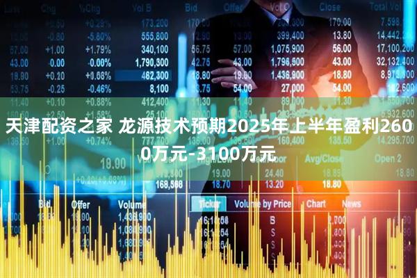 天津配资之家 龙源技术预期2025年上半年盈利2600万元-3100万元